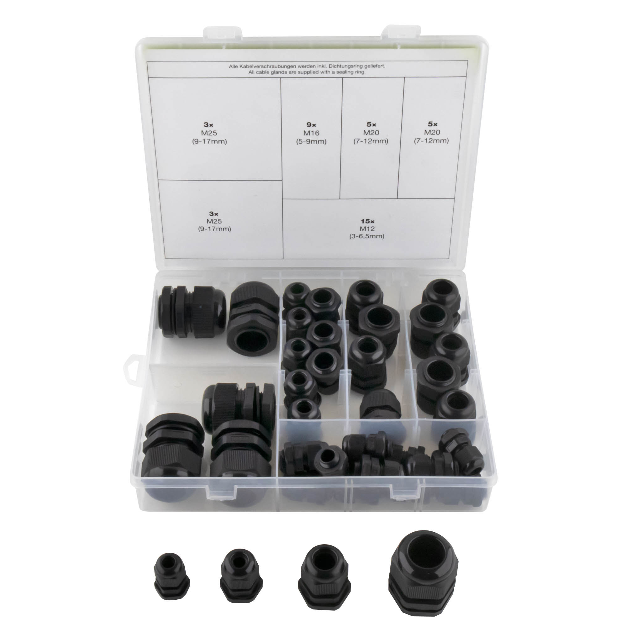 PEBA® Kabelverschraubung M40 x 1,5 Wasserdicht Kabeldurchführung,IP68 PEBA® Kabelverschraubung M40 x 1,5 Wasserdicht Kabeldurchführung,IP68
